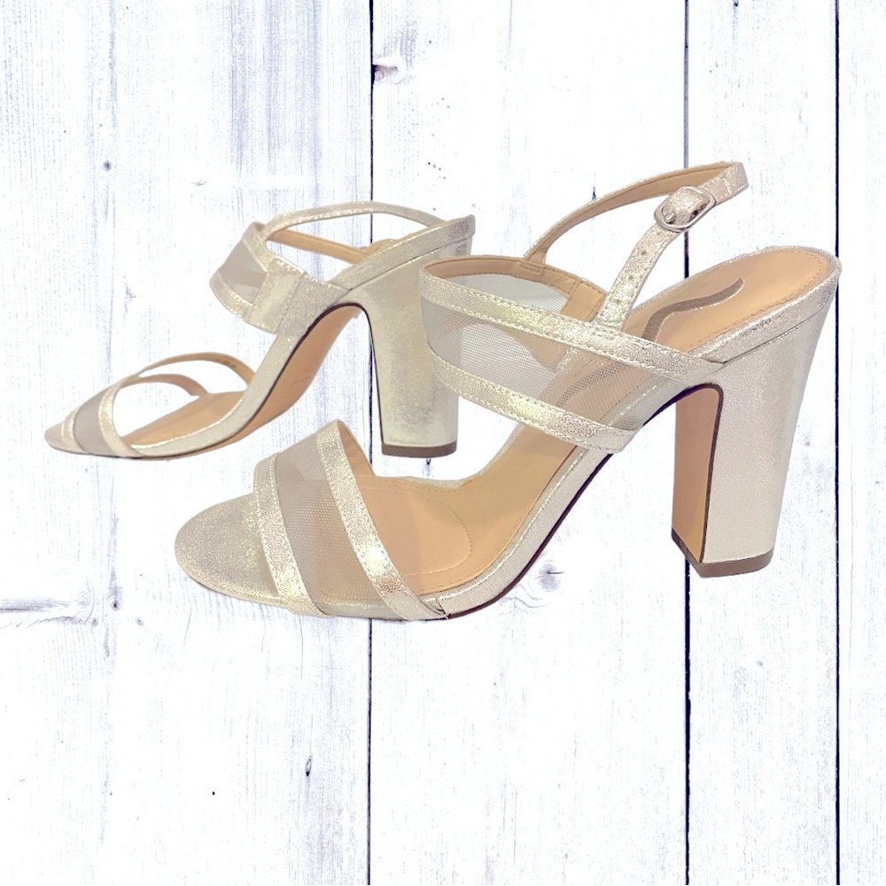 Nina Silver Dress Sandals US Size 7M